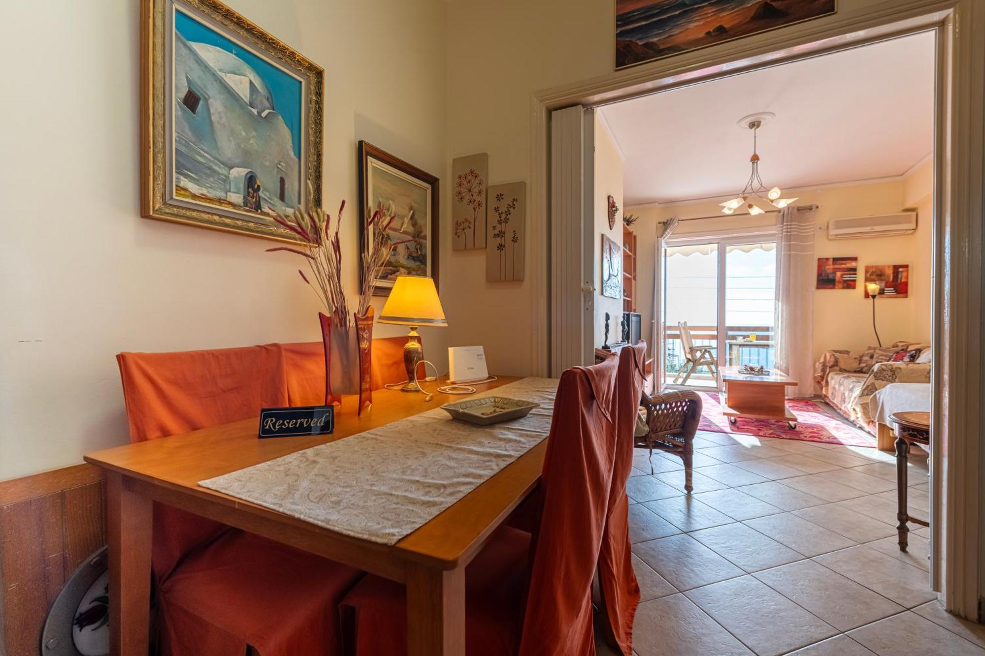 Sea View Apartment 100M From The Beach Saronida Exterior foto